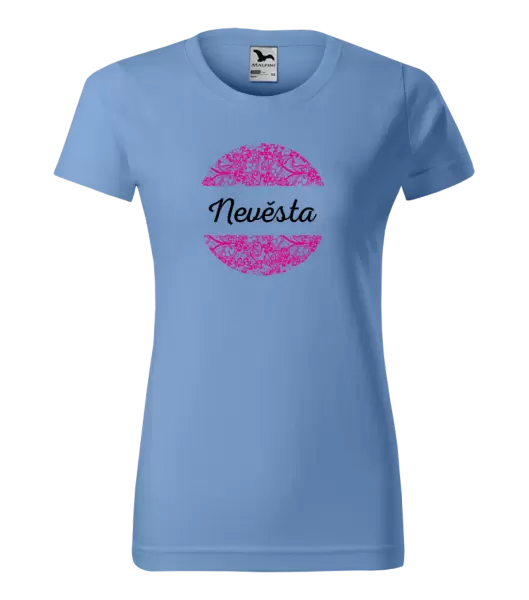 Dámské svatební tričko Nevěsta s krajkou