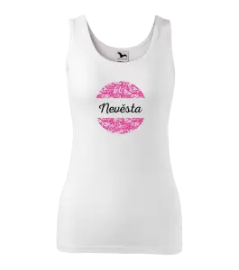 Dámské svatební tílko Nevěsta s krajkou
