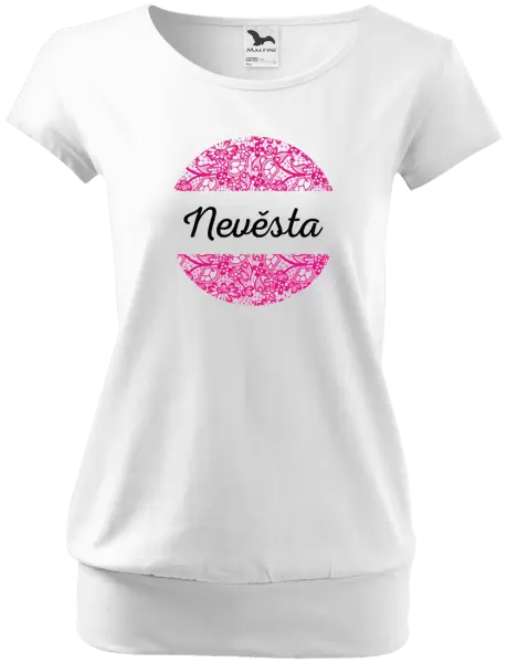 Dámské tričko Nevěsta s krajkou