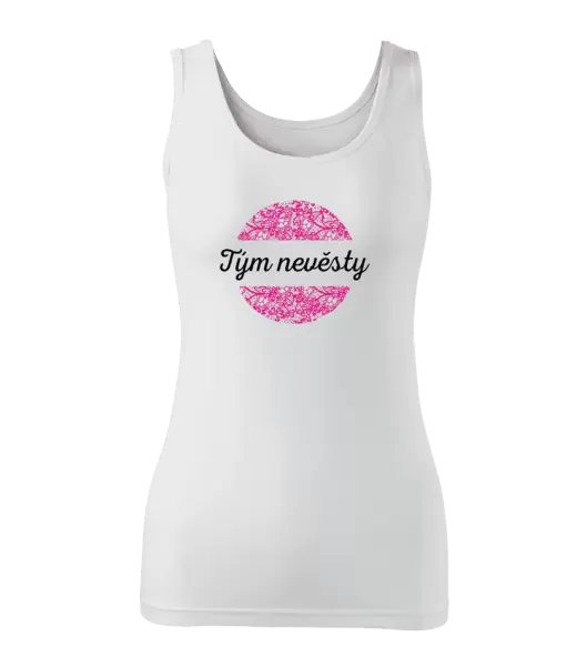 Dámské tílko Tým nevěsty s krajkou