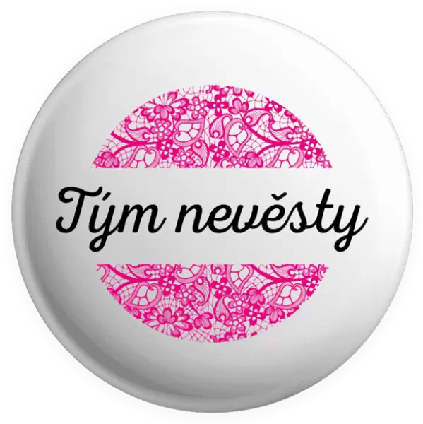 Placka Tým nevěsty s krajkou