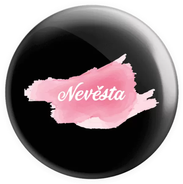 Placka Nevěsta - růžový podklad