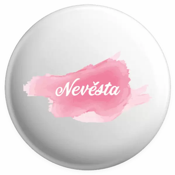 Placka Nevěsta - růžový podklad