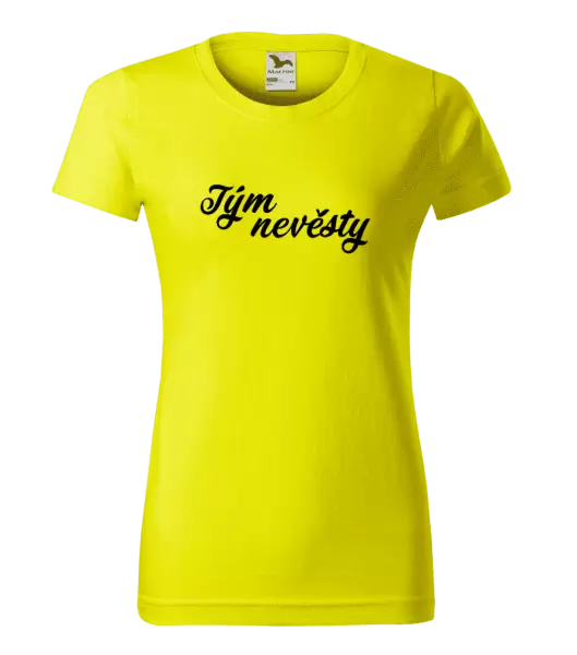 Dámské tričko Tým nevěsty