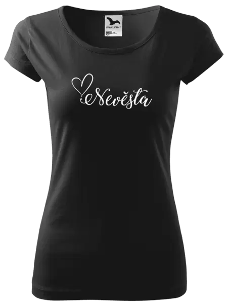 Dámské tričko Nevěsta se srdíčkem