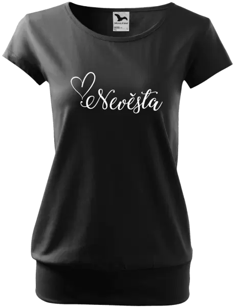 Dámské tričko Nevěsta se srdíčkem