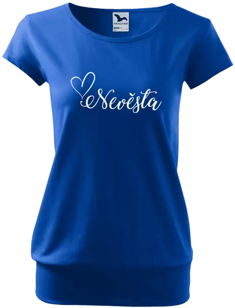 Dámské tričko Nevěsta se srdíčkem