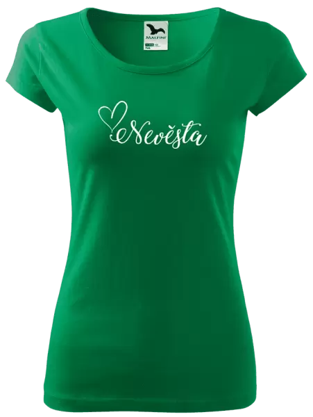 Dámské tričko Nevěsta se srdíčkem