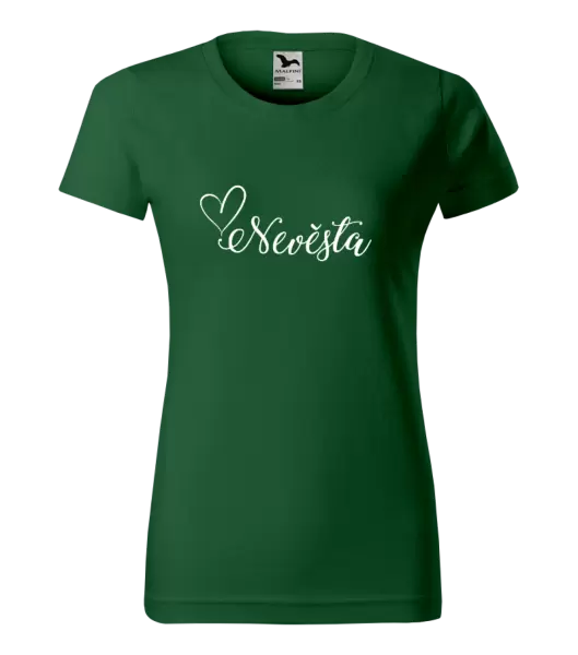 Dámské tričko Nevěsta se srdíčkem