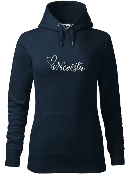 Dámská mikina Nevěsta se srdíčkem