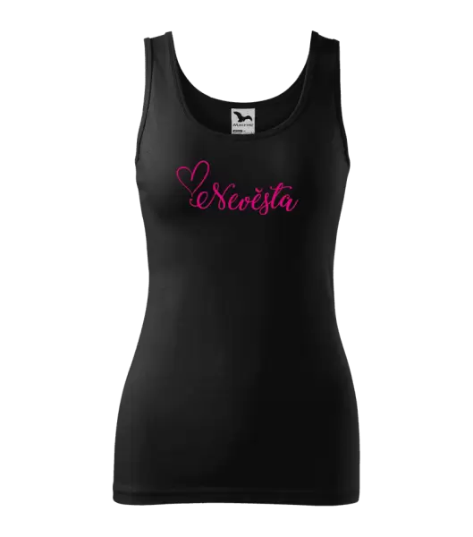 Dámské tílko Nevěsta se srdíčkem