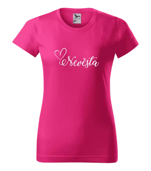 Dámské tričko Nevěsta se srdíčkem