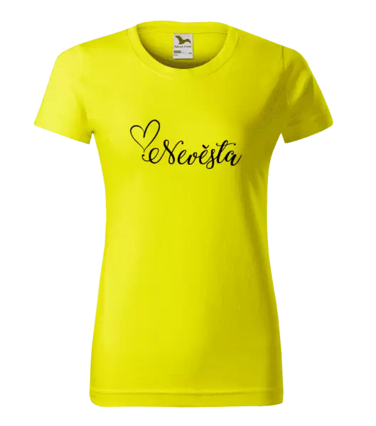 Dámské tričko Nevěsta se srdíčkem