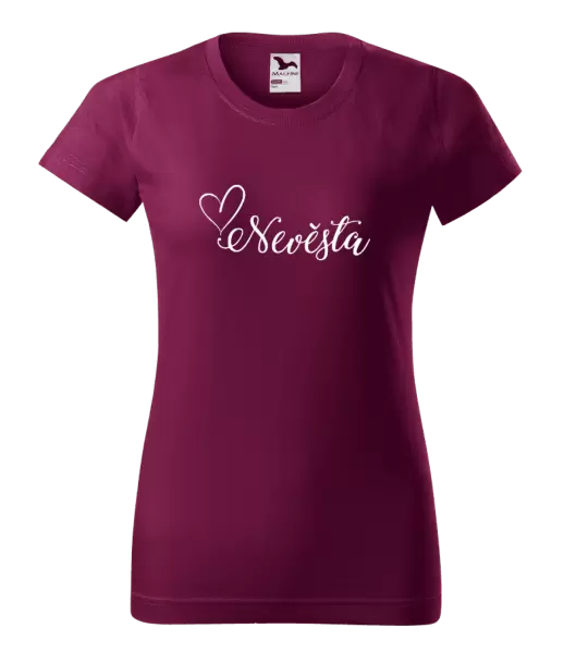 Dámské tričko Nevěsta se srdíčkem