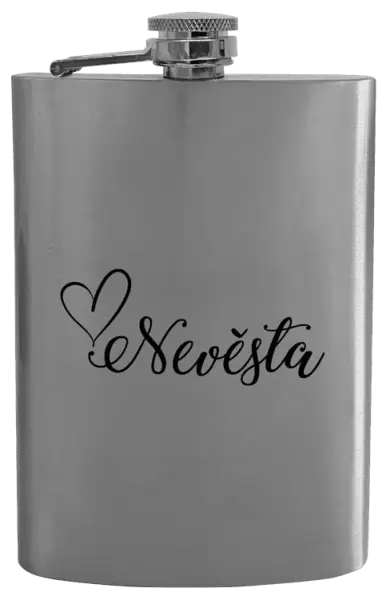 Placatka Nevěsta se srdíčkem