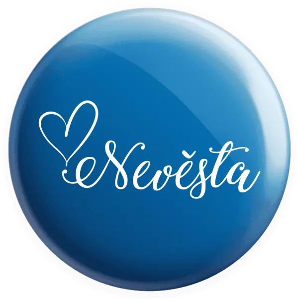 Placka Nevěsta se srdíčkem
