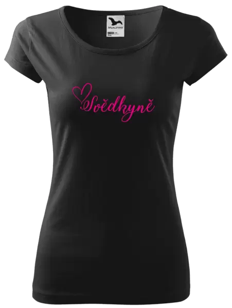 Dámské tričko Svědkyně se srdíčkem