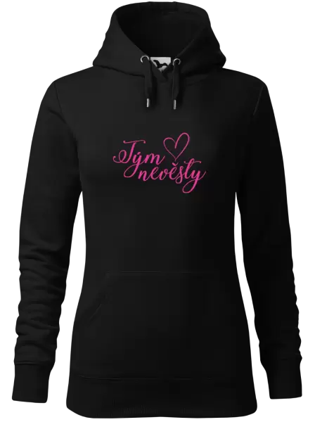 Dámská mikina Tým nevěsty se srdíčkem