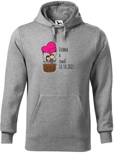 Pánská mikina Balón se jmény