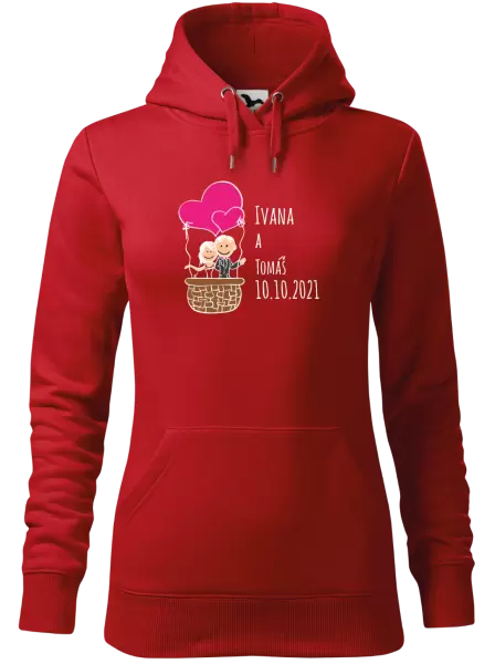 Dámská mikina Balón se jmény