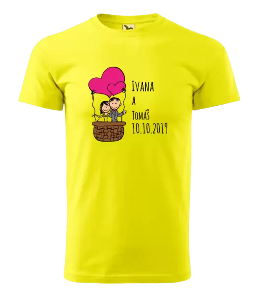 Pánské tričko Balón se jmény