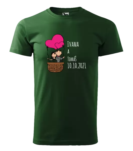 Pánské tričko Balón se jmény