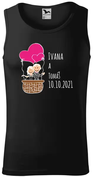 Pánské tílko Balón se jmény