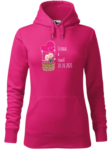 Dámská mikina Balón se jmény