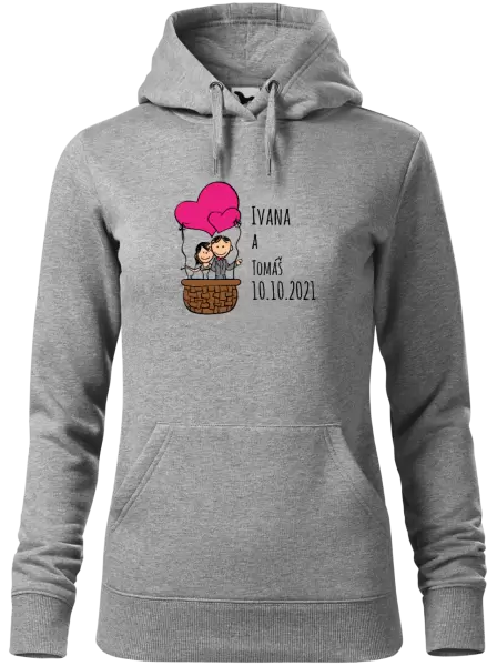 Dámská mikina Balón se jmény