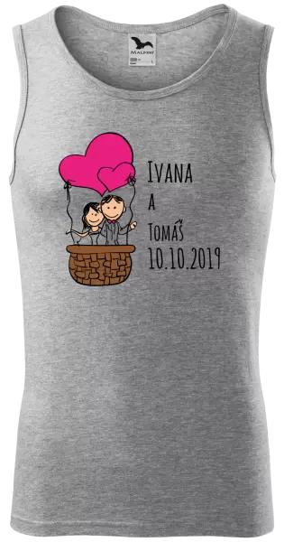 Pánské tílko Balón se jmény