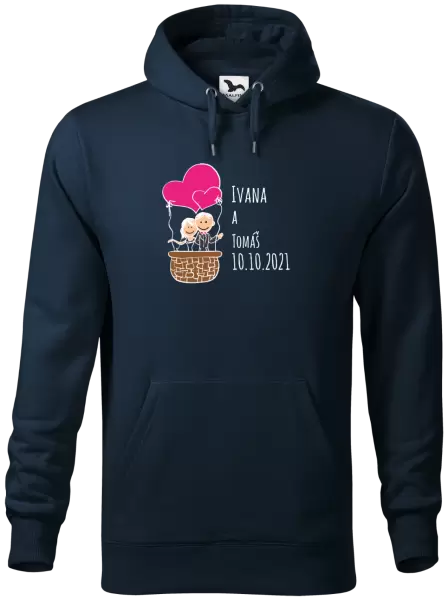 Pánská mikina Balón se jmény