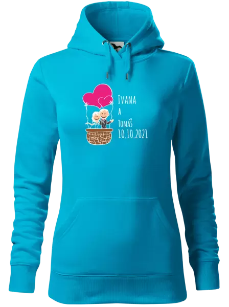 Dámská mikina Balón se jmény