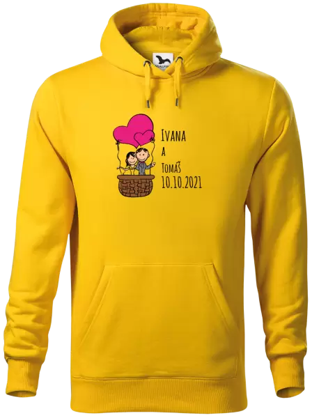 Pánská mikina Balón se jmény