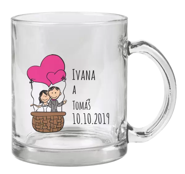 Hrnek Balón se jmény