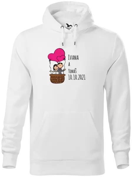 Pánská mikina Balón se jmény