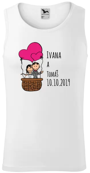 Pánské tílko Balón se jmény