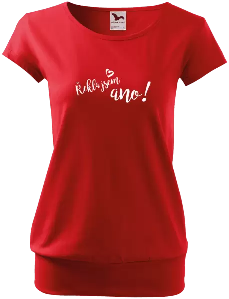 Dámské tričko Řekla jsem ano!