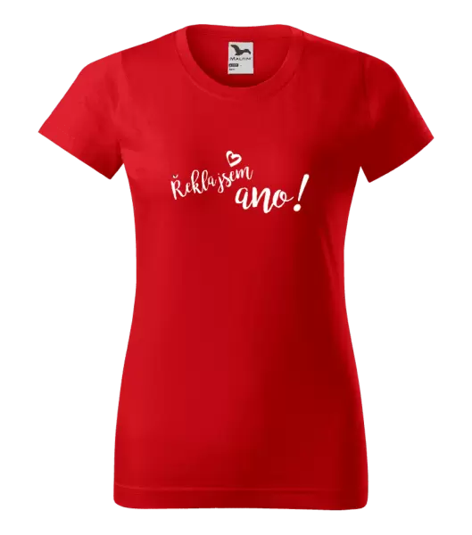 Dámské tričko Řekla jsem ano!
