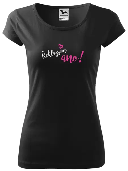 Dámské tričko Řekla jsem ano!