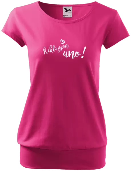 Dámské tričko Řekla jsem ano!