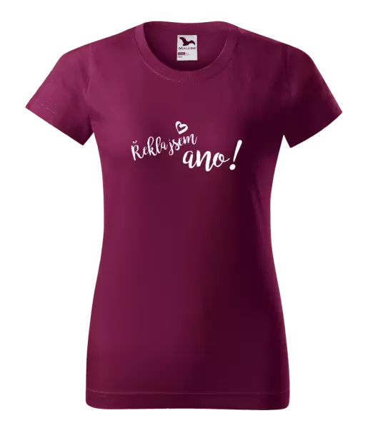 Dámské tričko Řekla jsem ano!