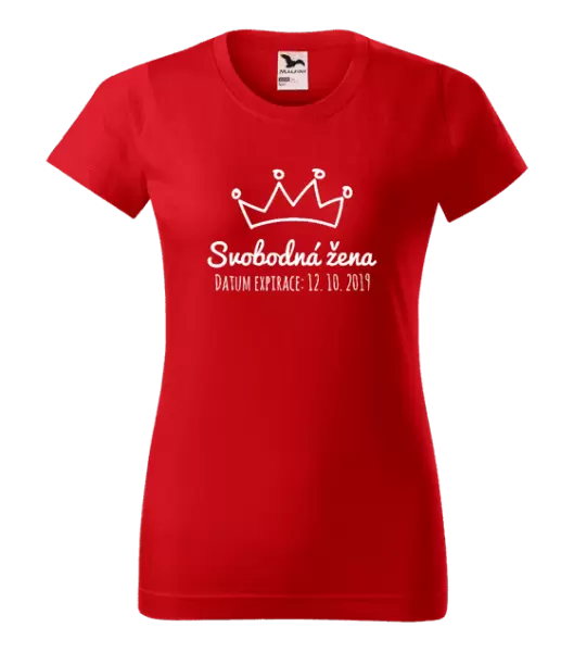Dámské tričko Svobodná žena