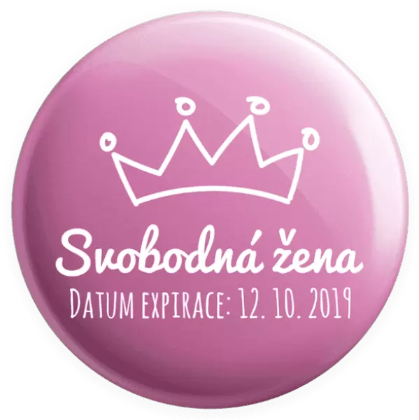 Placka Svobodná žena