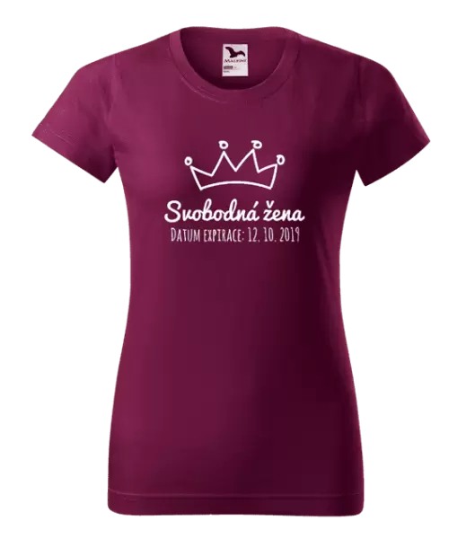 Dámské tričko Svobodná žena