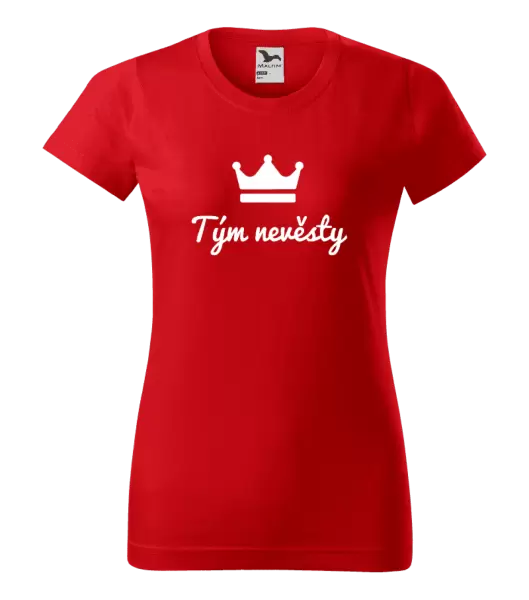 Dámské tričko Tým nevěsty - korunka