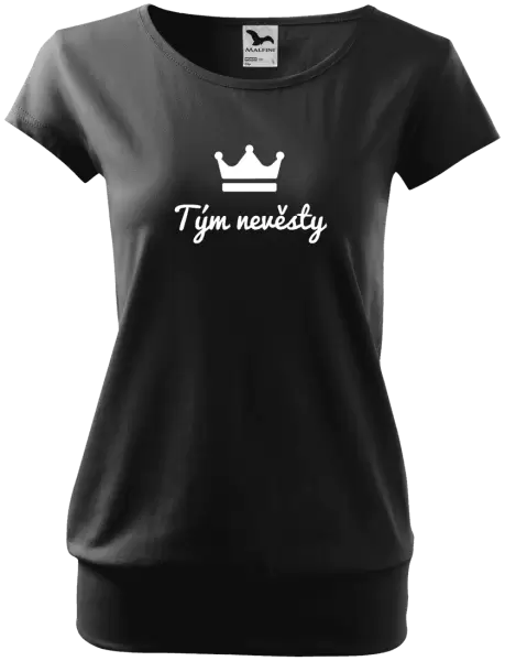 Dámské tričko Tým nevěsty - korunka