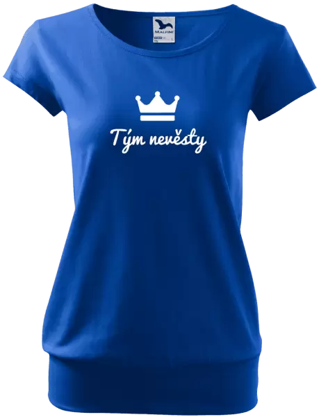 Dámské tričko Tým nevěsty - korunka
