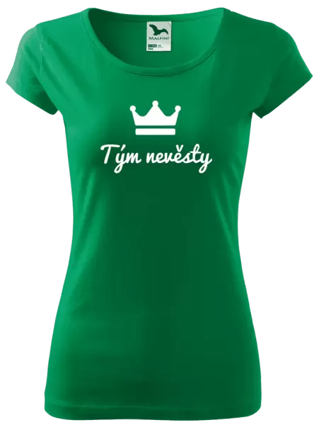 Dámské tričko Tým nevěsty - korunka
