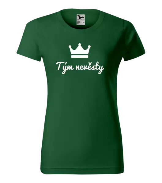 Dámské tričko Tým nevěsty - korunka
