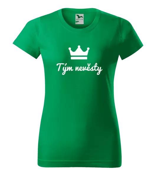 Dámské tričko Tým nevěsty - korunka